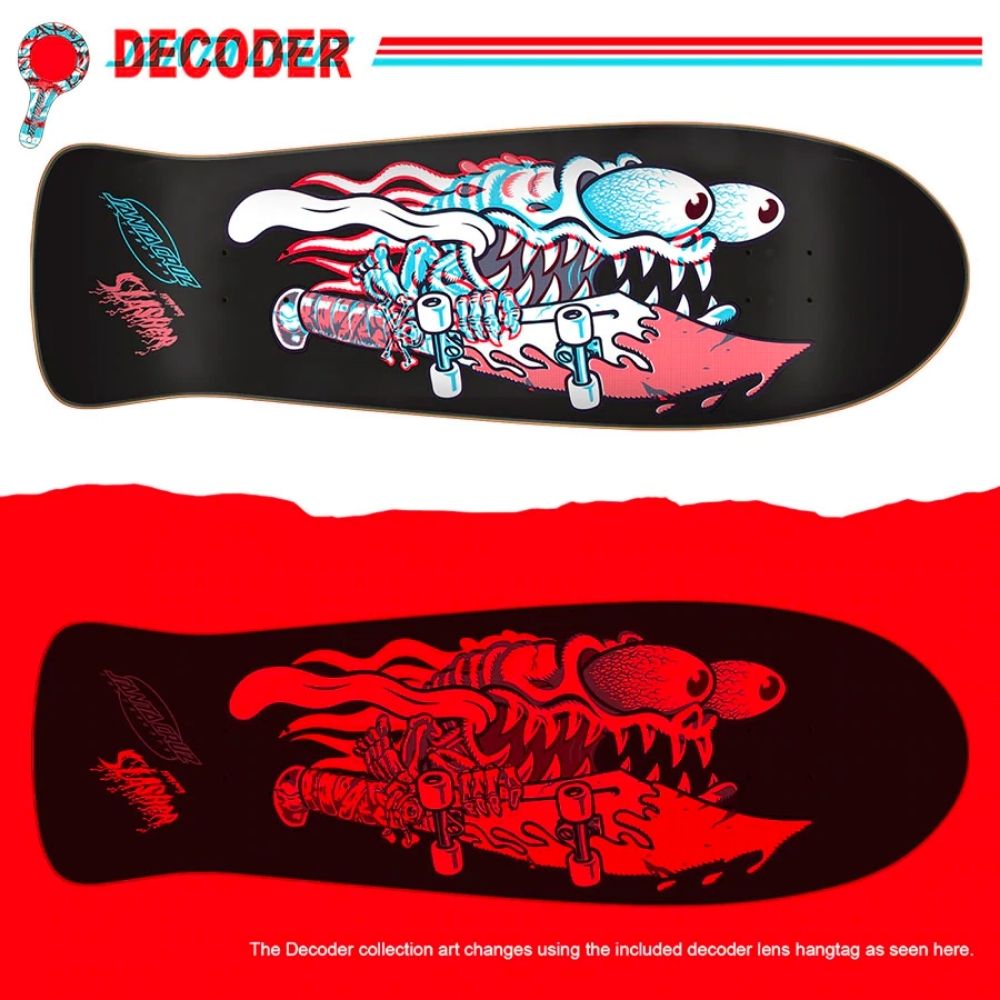 Meek Slasher Decoder Black 10.1" Skateboard Deck
