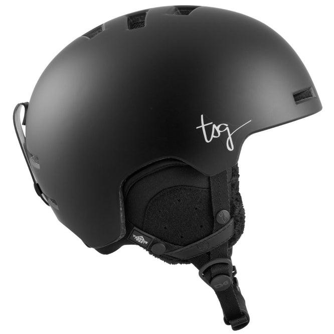 Womens Vertice Solid Helmet Satin Black