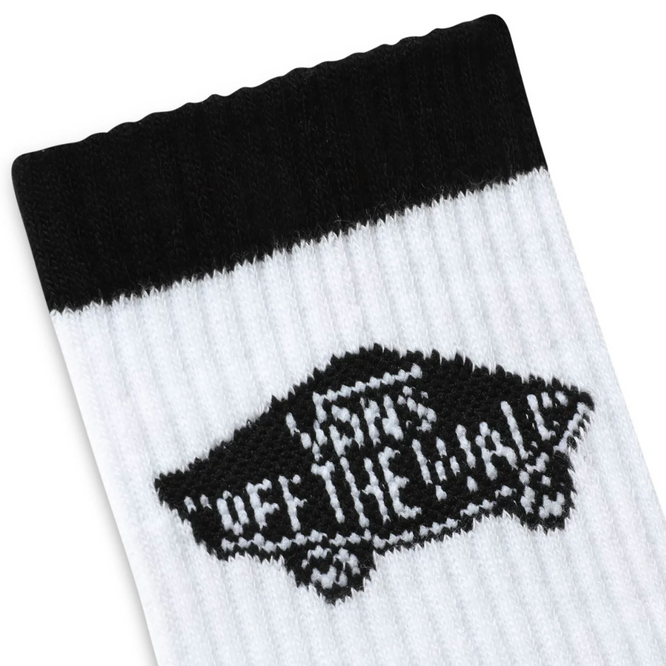 Chaussettes Art Half Crew Blanc/Noir