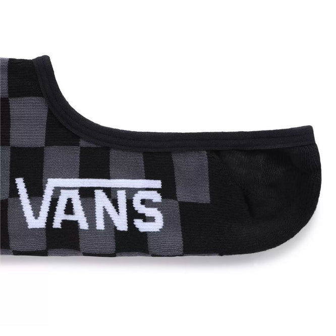 Classic Super No Show Socks 3 packs Rouge/Blanc à carreaux