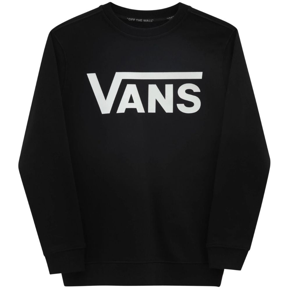 Vans Kids Classic Crew Sweatshirt Black – Stoked Boardshop
