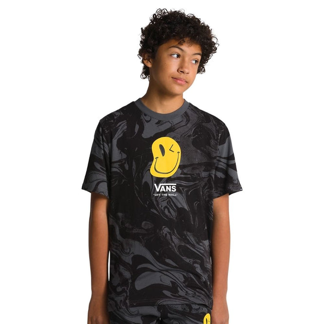 T-shirt Marble Kids Noir