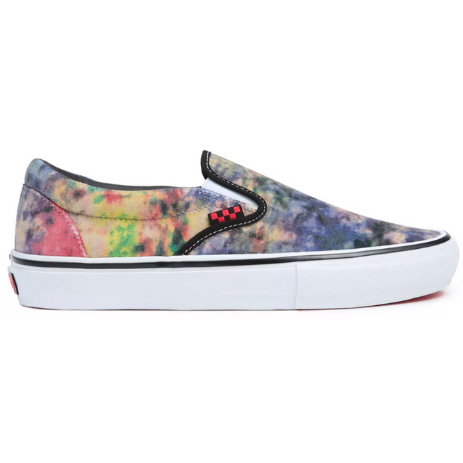 Skate Slip-On Tie-Dye Terry Noir/Multi