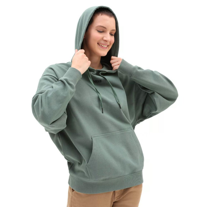 Womens Flying V Hoodie Duck Green