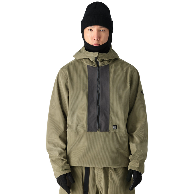 Ghost 2.5L Anorak Jacket Sage Corduroy Colorblock