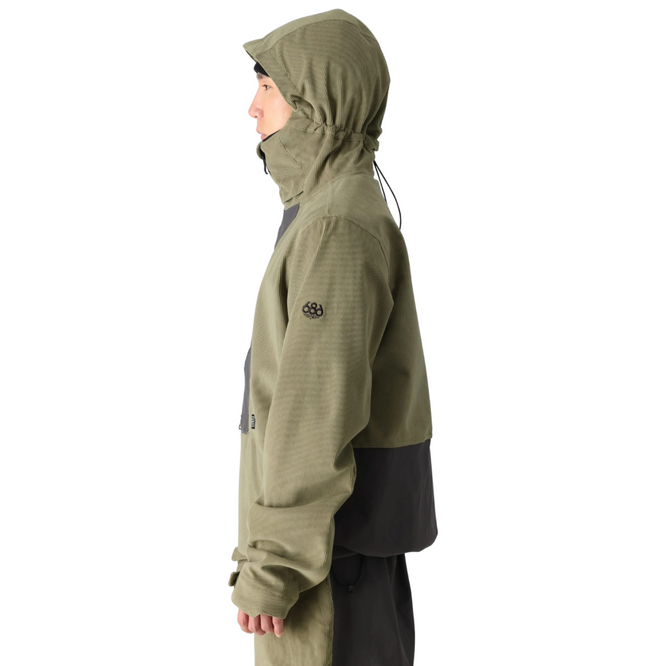 Ghost 2.5L Anorak Jacket Sage Corduroy Colorblock