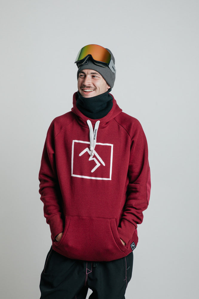 Sweat à capuche Shredduh 2.0 Earthed Maroon