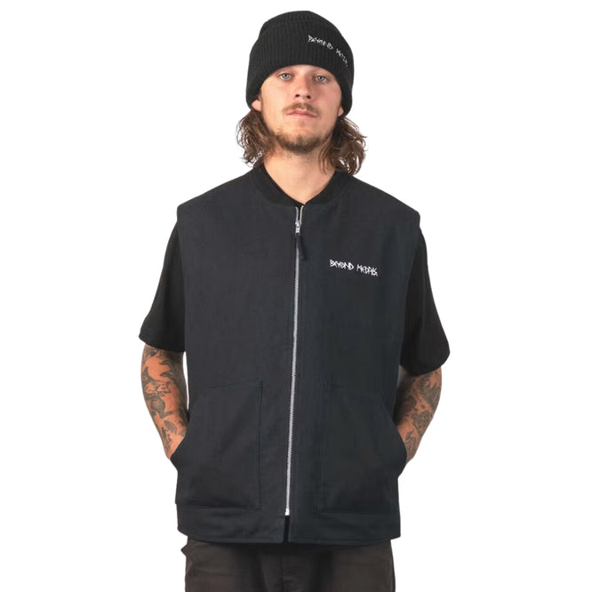 Baekkel Canvas Vest Black