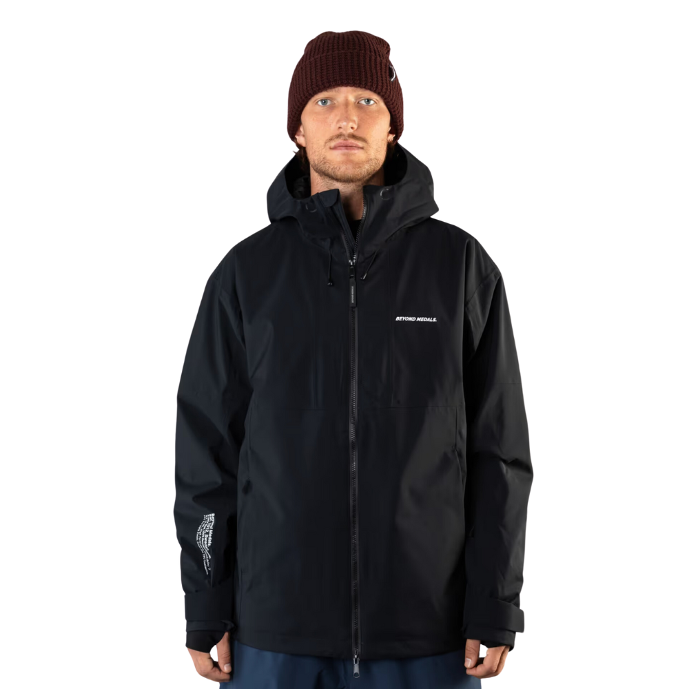 Beyond Medals Fullzip Jacket 2L Black – Stoked Boardshop