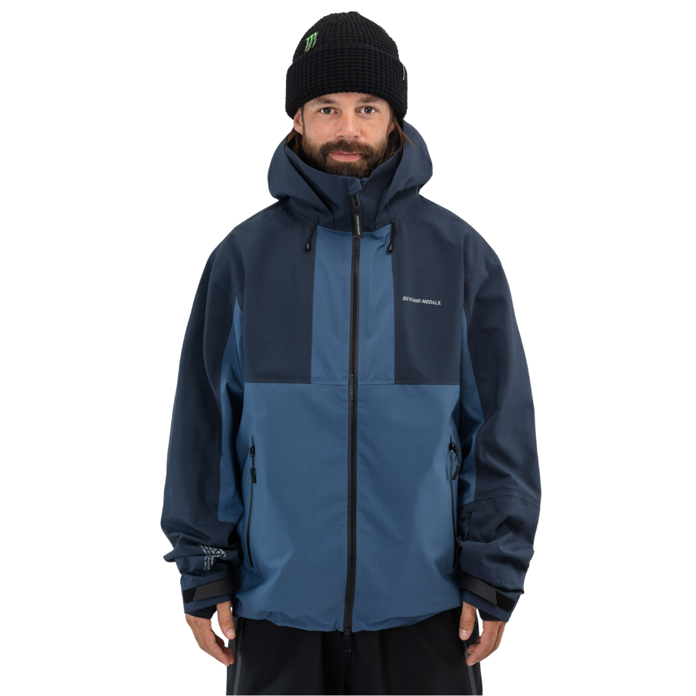 Beyond Medals Tech Jacket 3L Blue – Stoked Boardshop Beyond Medals Tech Jacket 3L Blue – Stoked Boardshop