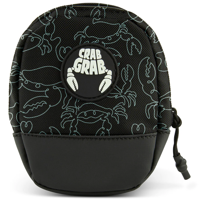 Mini sac à reliure Crab Doodle Noir