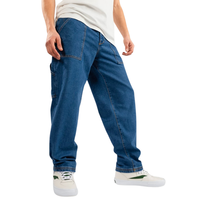 X-Tra Work Pants Washed Blue