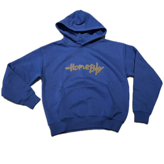 Pencil Chenille Hoodie US Navy
