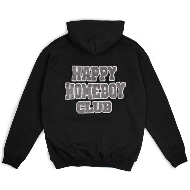 Happy Homeboy Club hoodie Washed Black