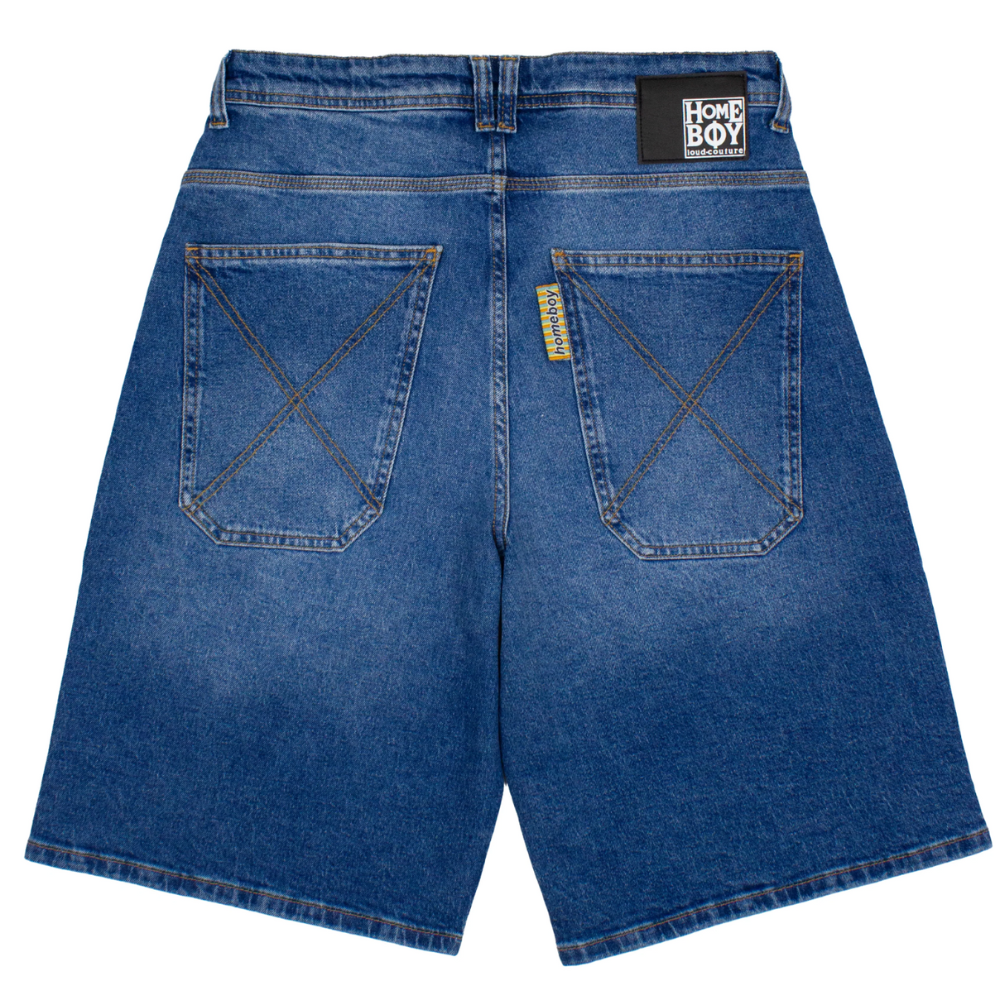 Homeboy X-tra Desperados Denim Shorts Vintage Blue – Stoked Boardshop