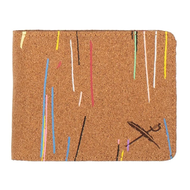 Cork Flag Wallet Multi Color