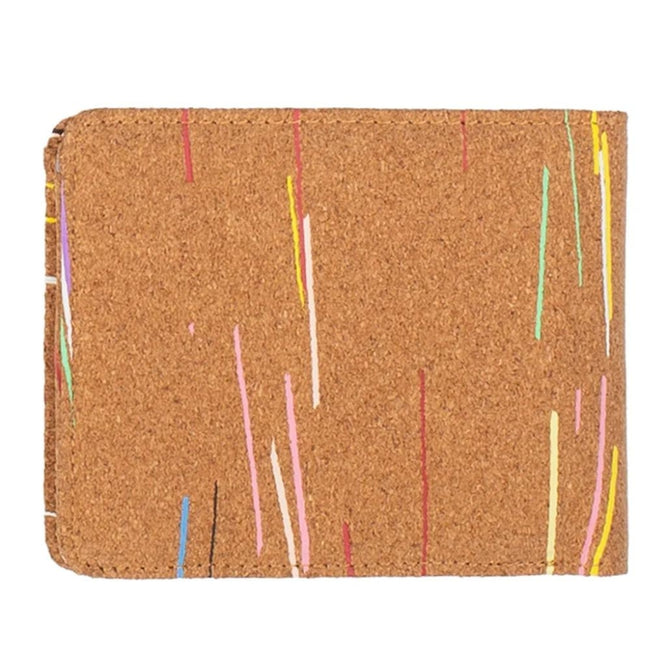 Cork Flag Wallet Multi Color