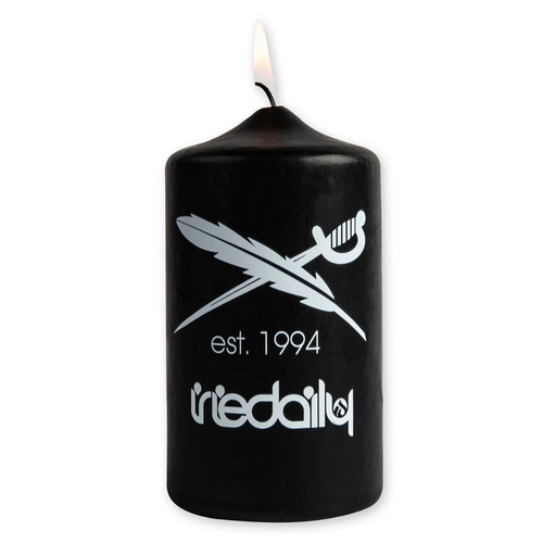 Daily Flag Candle Black