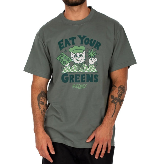 Eat Greens Tee Jungle Green