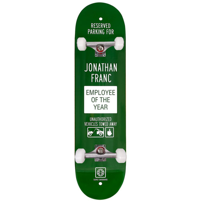 Jonathan Franc EOTY Green 7.75" Complete Skateboard