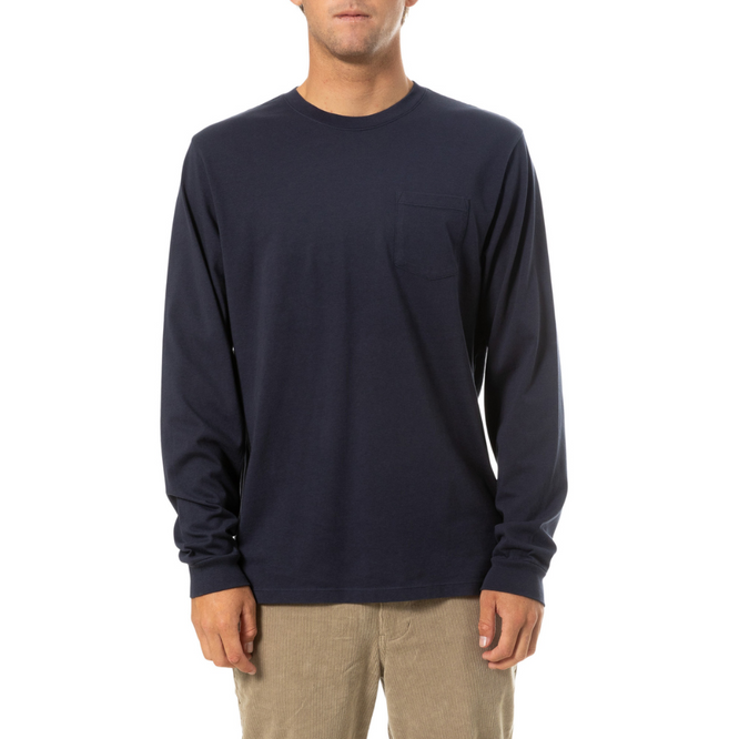 Base Long Sleeve T-Shirt Polar Bleu marine