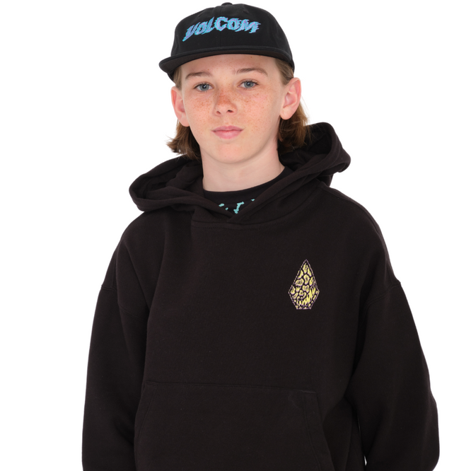 Kids Tetsunori Pullover Hoodie Black