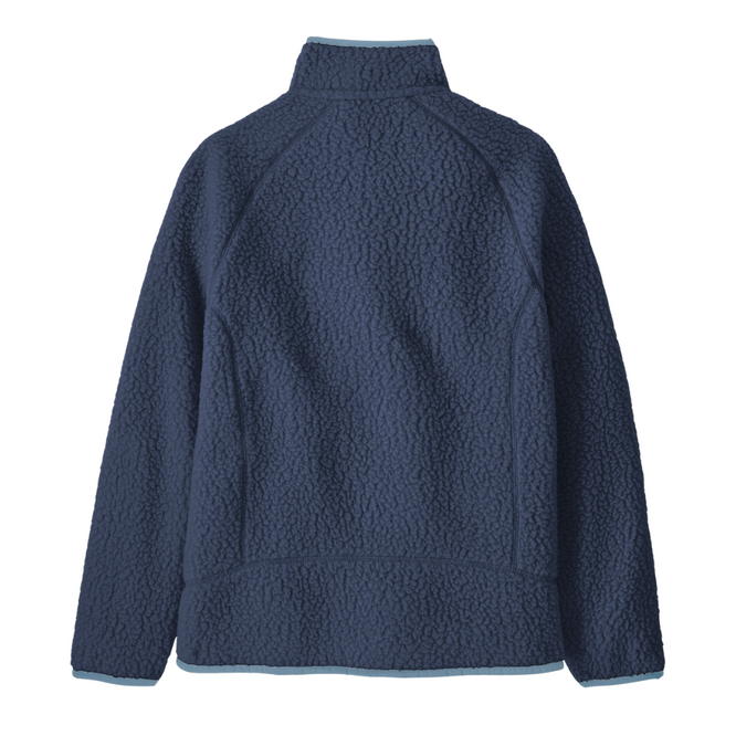 Kids Retro Pile Jacket New Navy/Light Plume Grey
