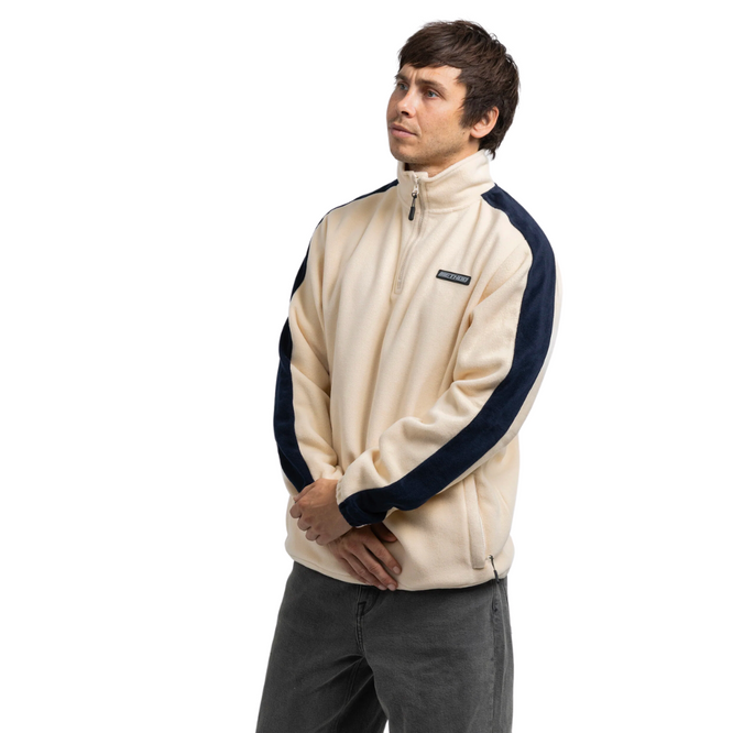 Fast Times 1/4 Zip Fleece Avoine/Marine