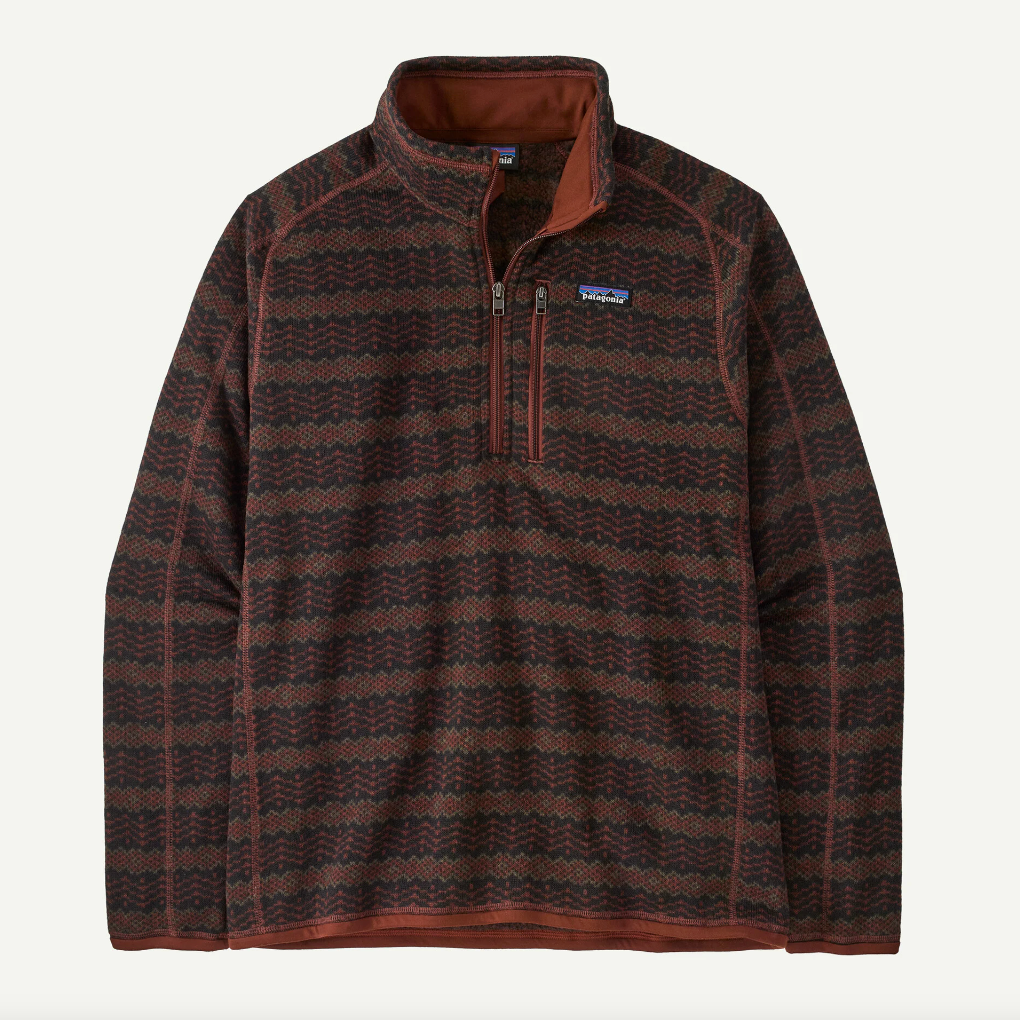 Better Sweater 1/4-Zip Fleece Woven Together Dried Vanilla