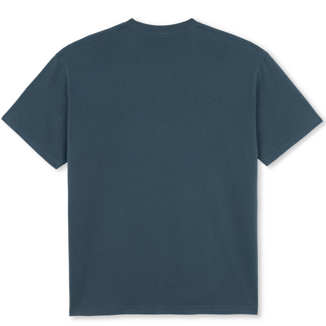 T-shirt Graph Gris Bleu