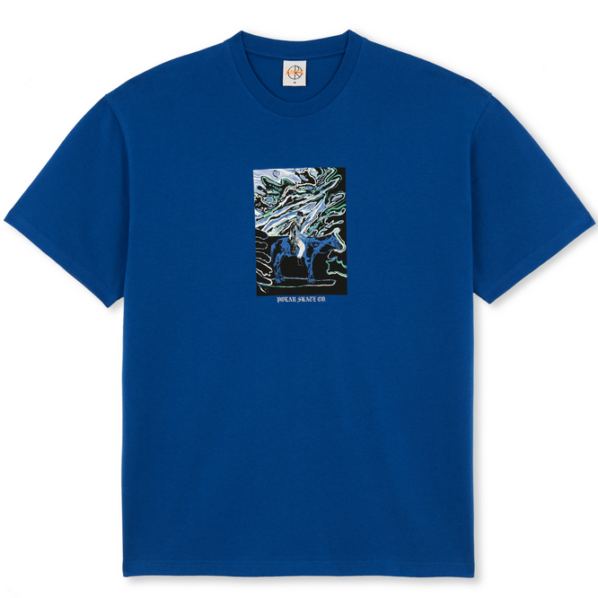 T-shirt Rider bleu égyptien