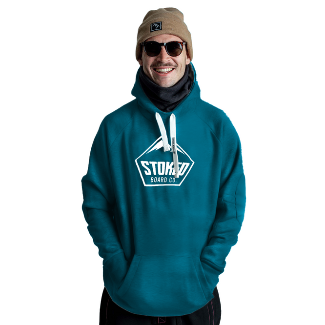 Shred Snowboard Hoodie Blue