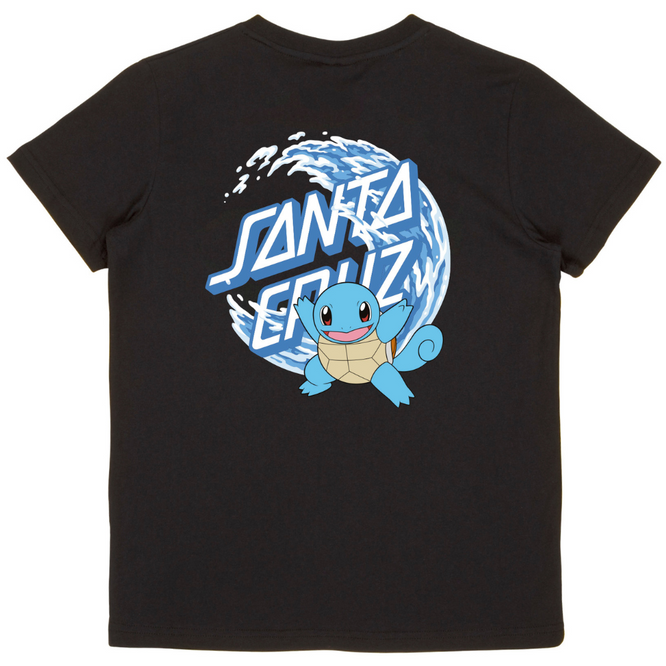 Kids Pokémon Water Type 1 T-Shirt Black