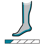 Chaussettes Intra Snowboard Targeted Cushion OTC noires