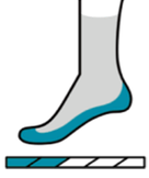 Hike Mountain Range Light Cushion Socks Nightfall Blue