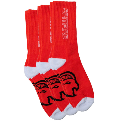 Classic 87' Sock 3 Pack Red/White/Black