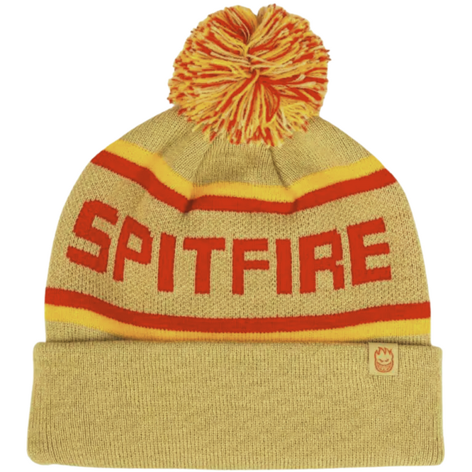 Classic '87 Fill Pom Beanie Tan