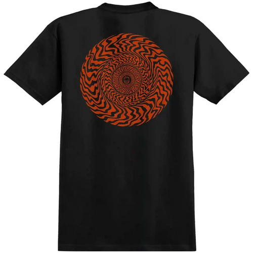 T-Shirt Classic Swirl noir/ orange brûlé
