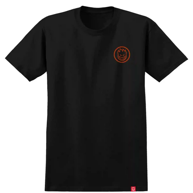 T-Shirt Classic Swirl noir/ orange brûlé
