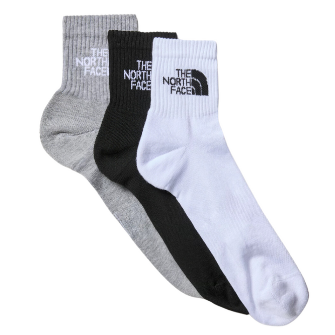 Multi Sport Cush Quarter Sock 3P Noir Assorti