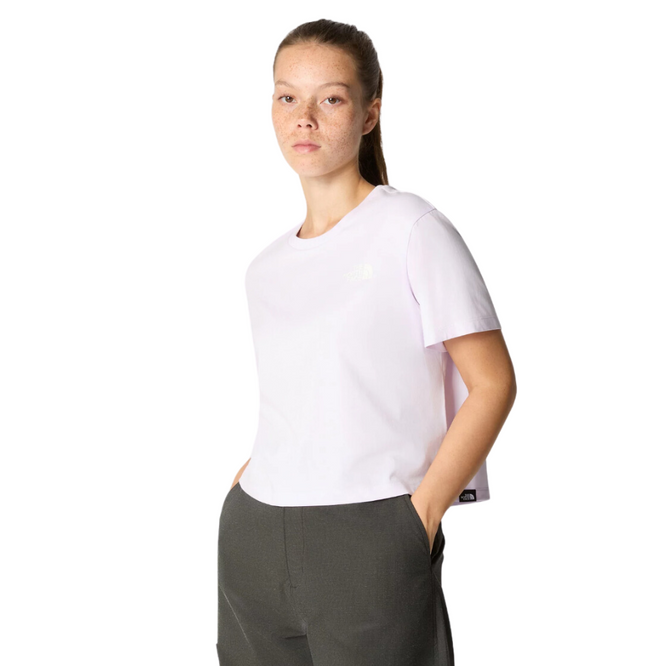 Womens - T-shirt court à dôme simple Icy Lilac