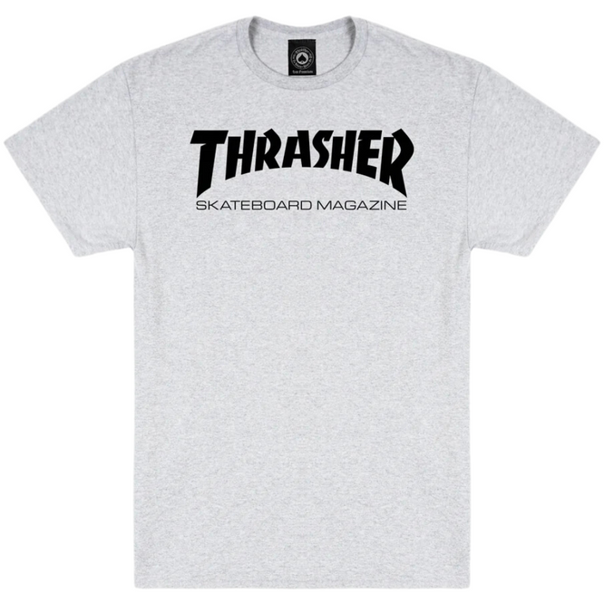 Skate Mag T-shirt Ash Grey/Black