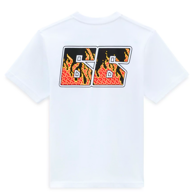 Digi Flames T-Shirt White