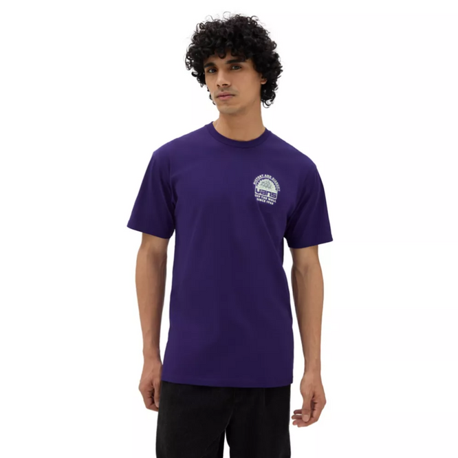 T-Shirt Distort And Disrupt Violet