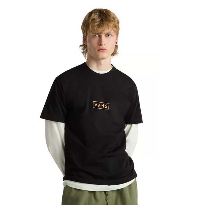 T-Shirt Easy Box noir/cuivre