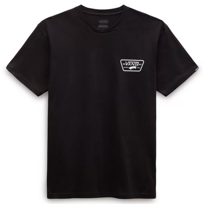 Full Patch Back Tee Noir/Blanc