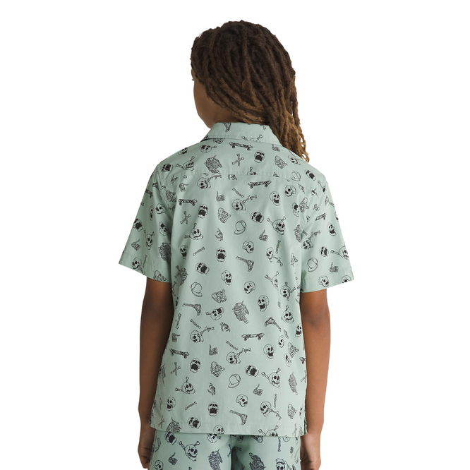 Kids Skeleton Shirt Iceberg Green