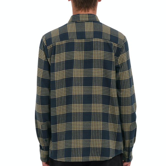 Caden Plaid Longsleeve Shirt Navy