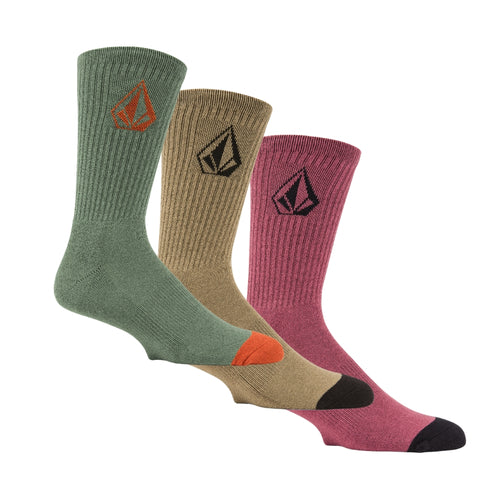 Chaussettes Full Stone 3 paquets Agave