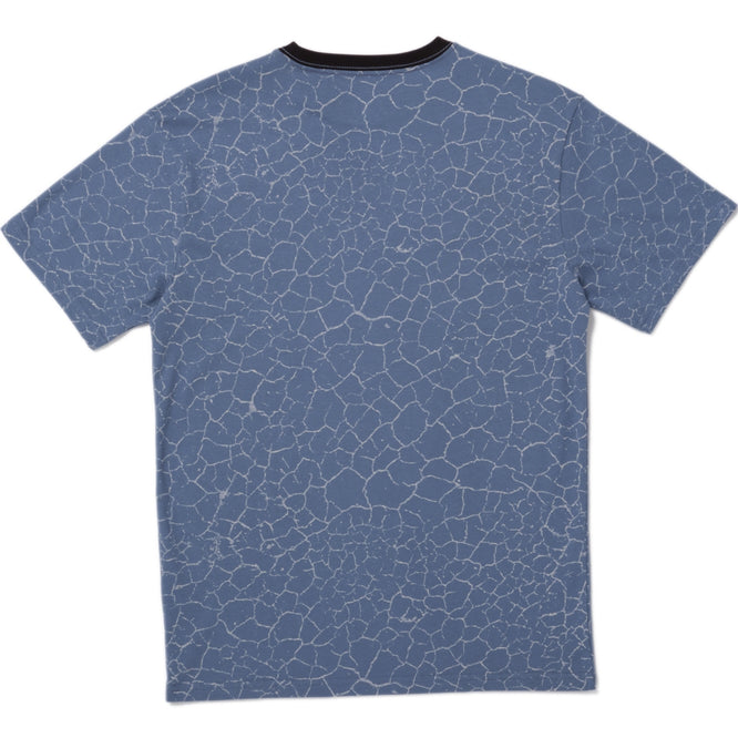 T-shirt Cracked Kids Stone Blue